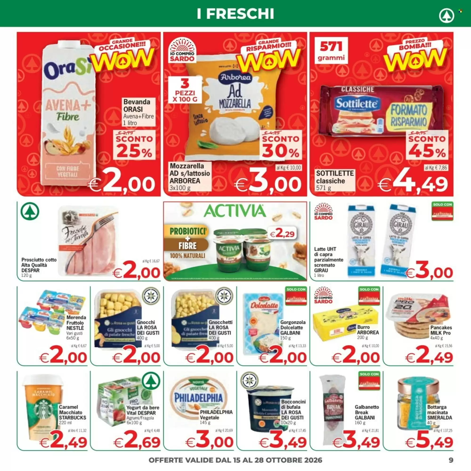 Volantino promozionale Despar  valide dal 15/10/2026 - Pagina 9.