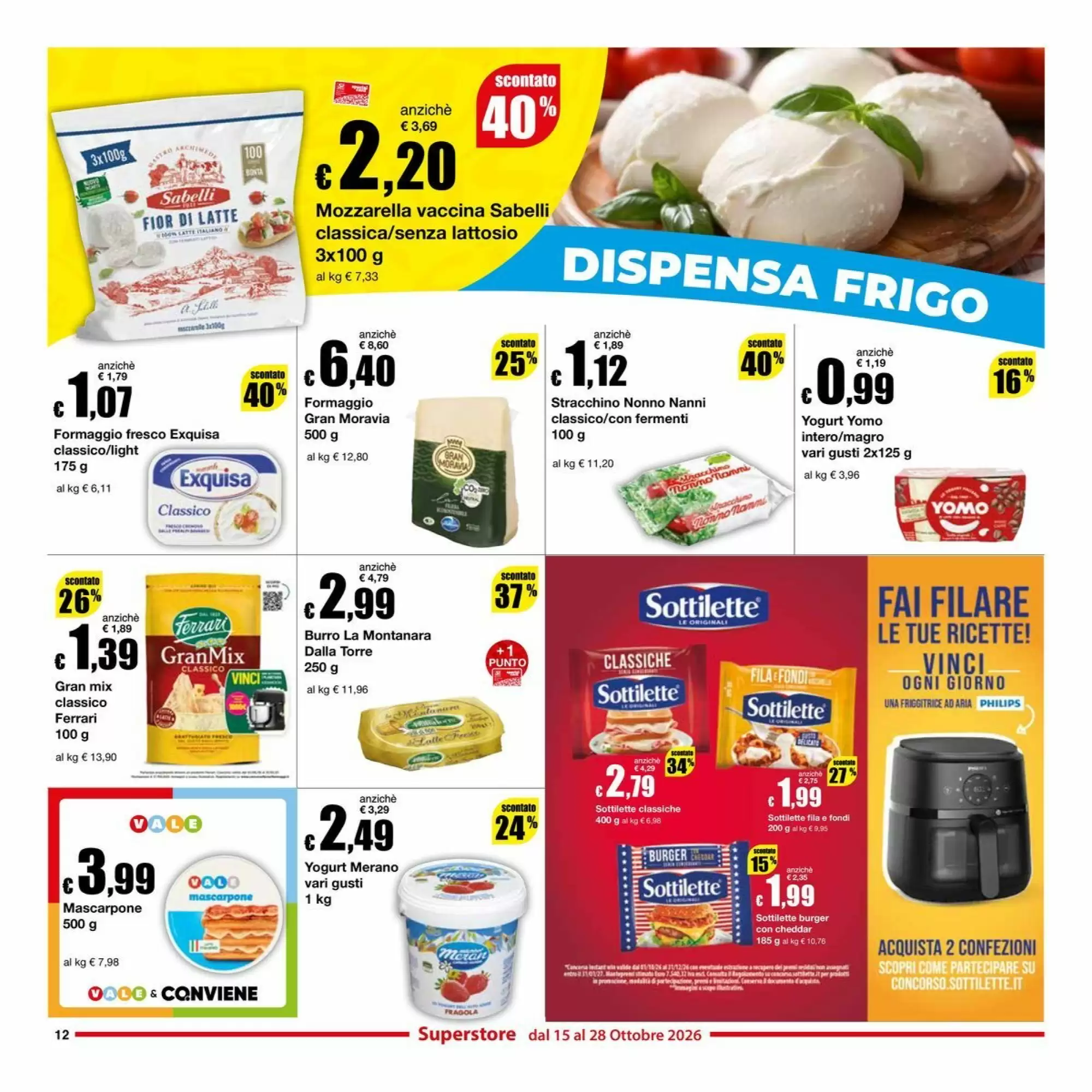 Volantino promozionale Sì con te  valide dal 15/10/2026 - Pagina 12.
