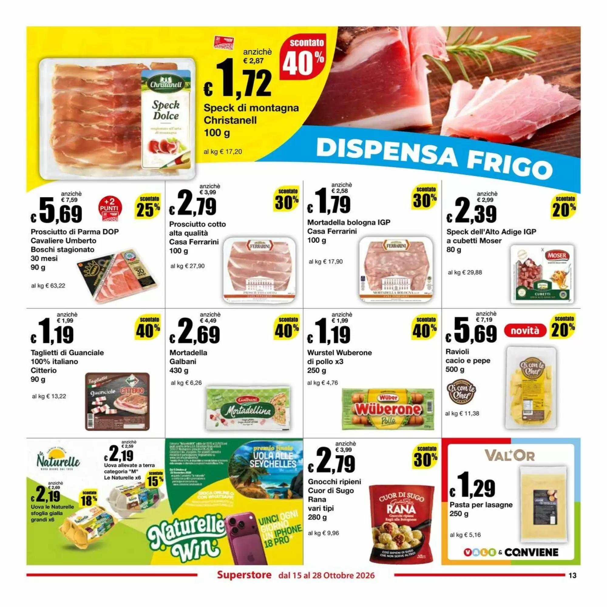 Volantino promozionale Sì con te  valide dal 15/10/2026 - Pagina 13.