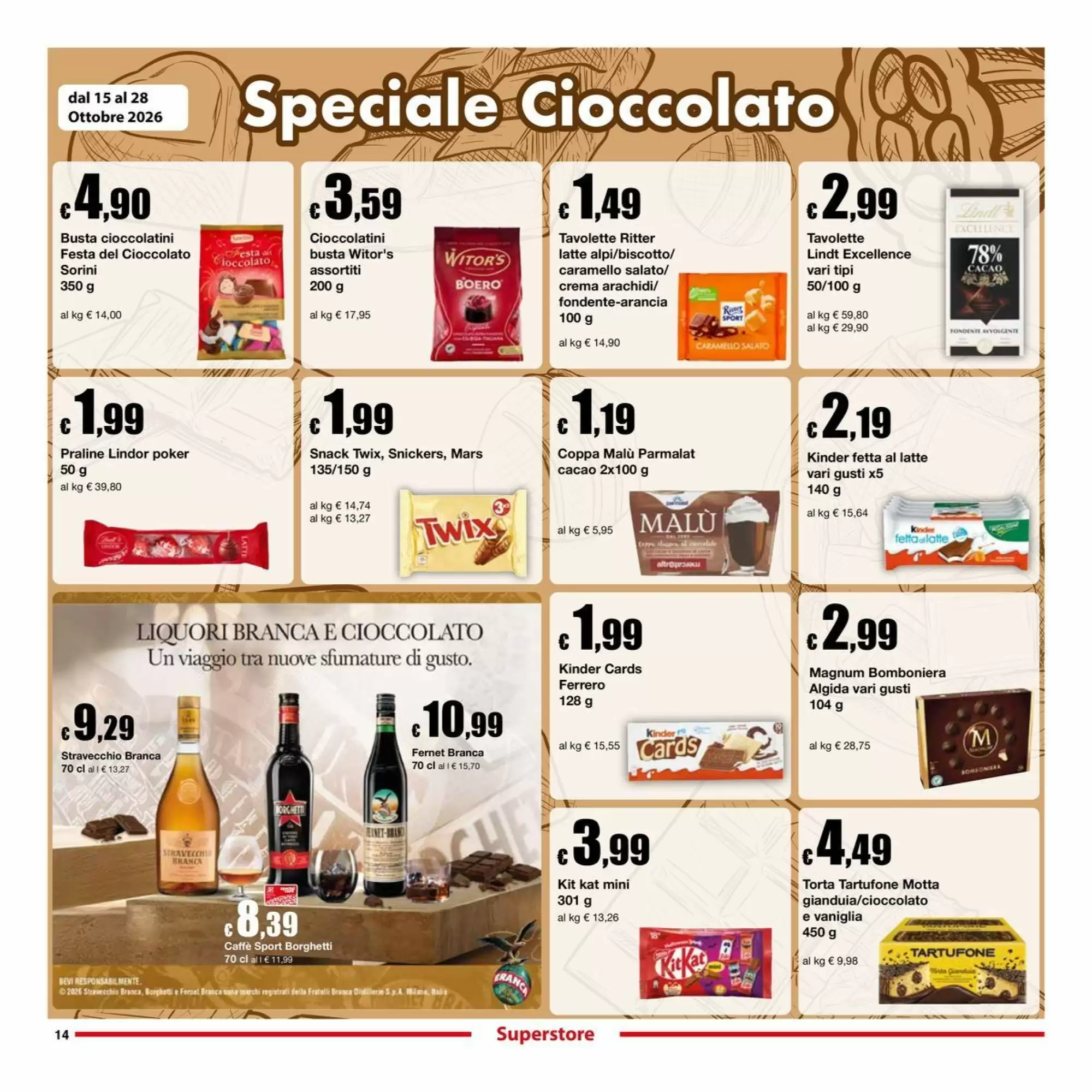 Volantino promozionale Sì con te  valide dal 15/10/2026 - Pagina 14.