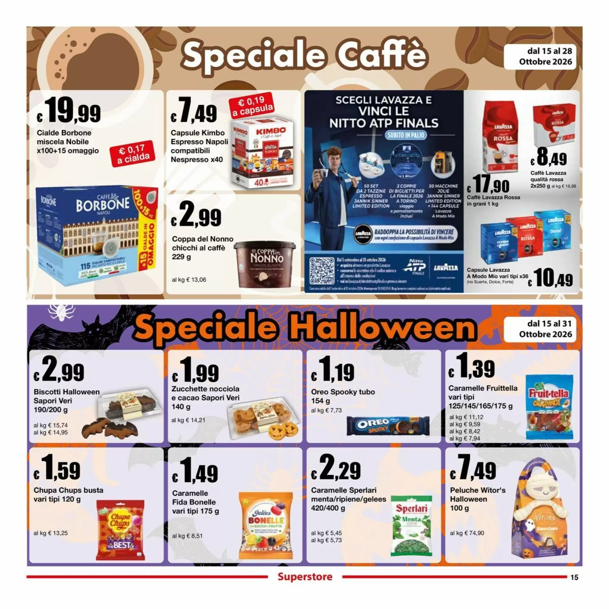 Volantino promozionale Sì con te  valide dal 15/10/2026 - Pagina 15.