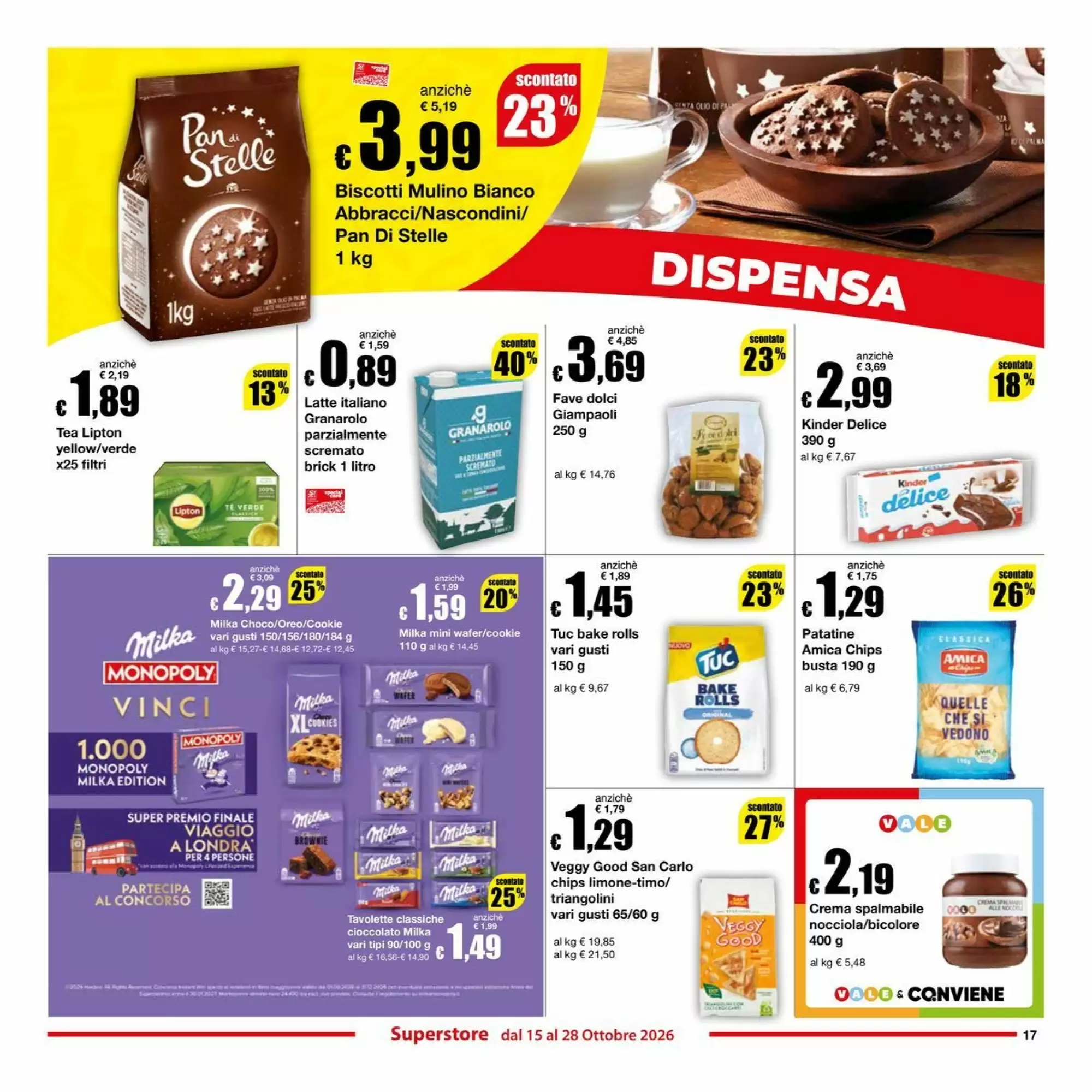Volantino promozionale Sì con te  valide dal 15/10/2026 - Pagina 17.