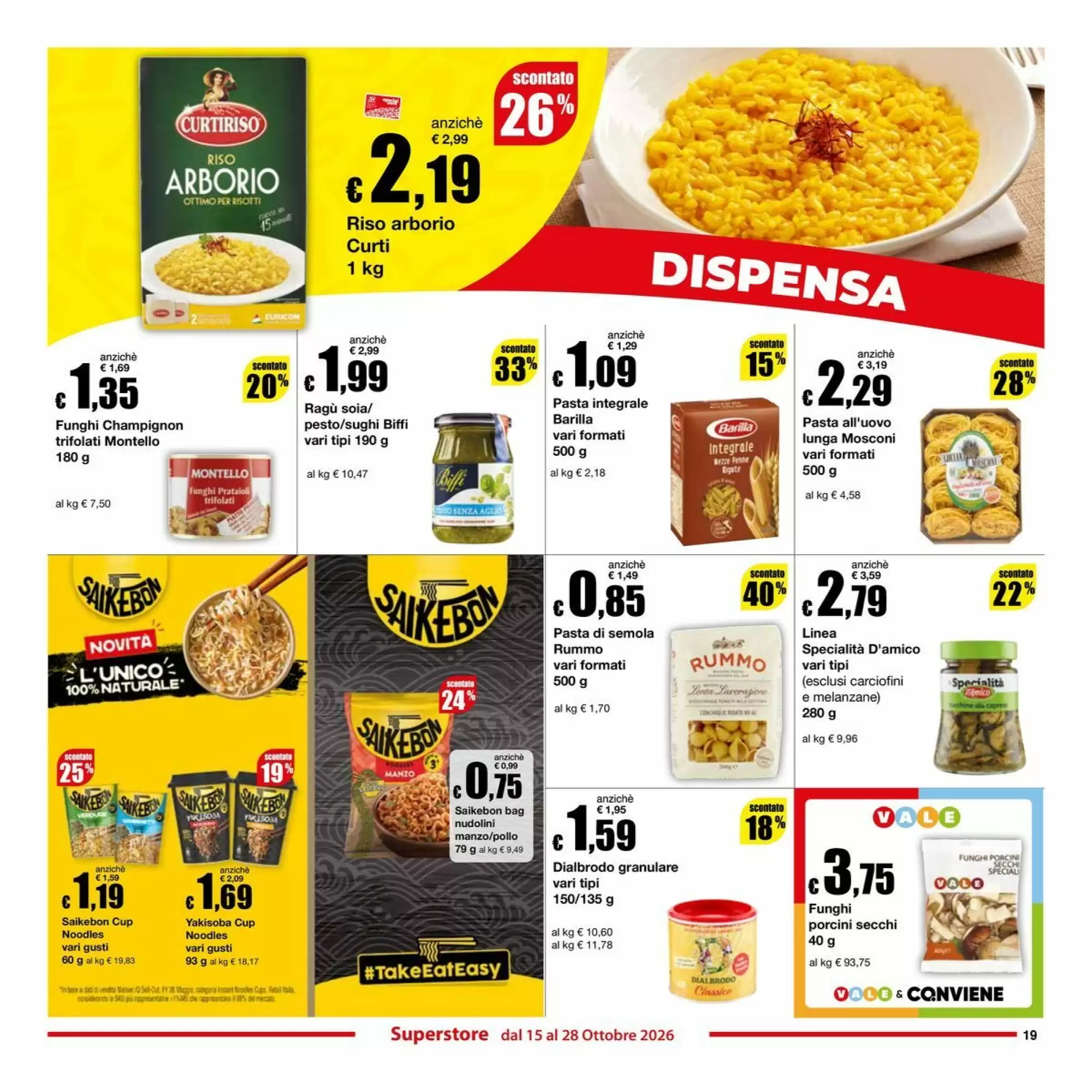 Volantino promozionale Sì con te  valide dal 15/10/2026 - Pagina 19.
