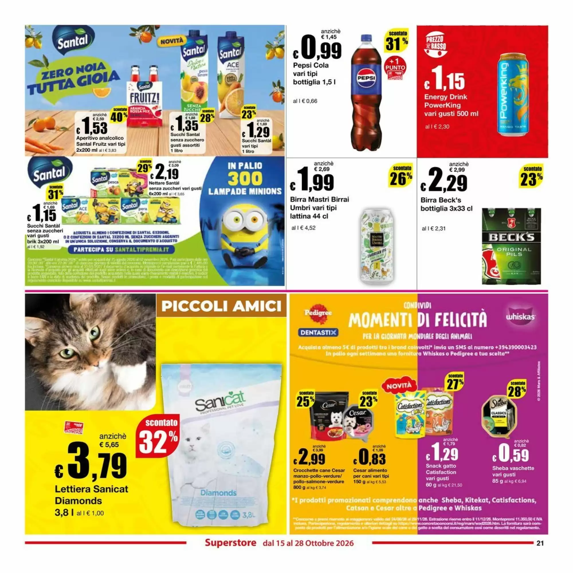 Volantino promozionale Sì con te  valide dal 15/10/2026 - Pagina 21.