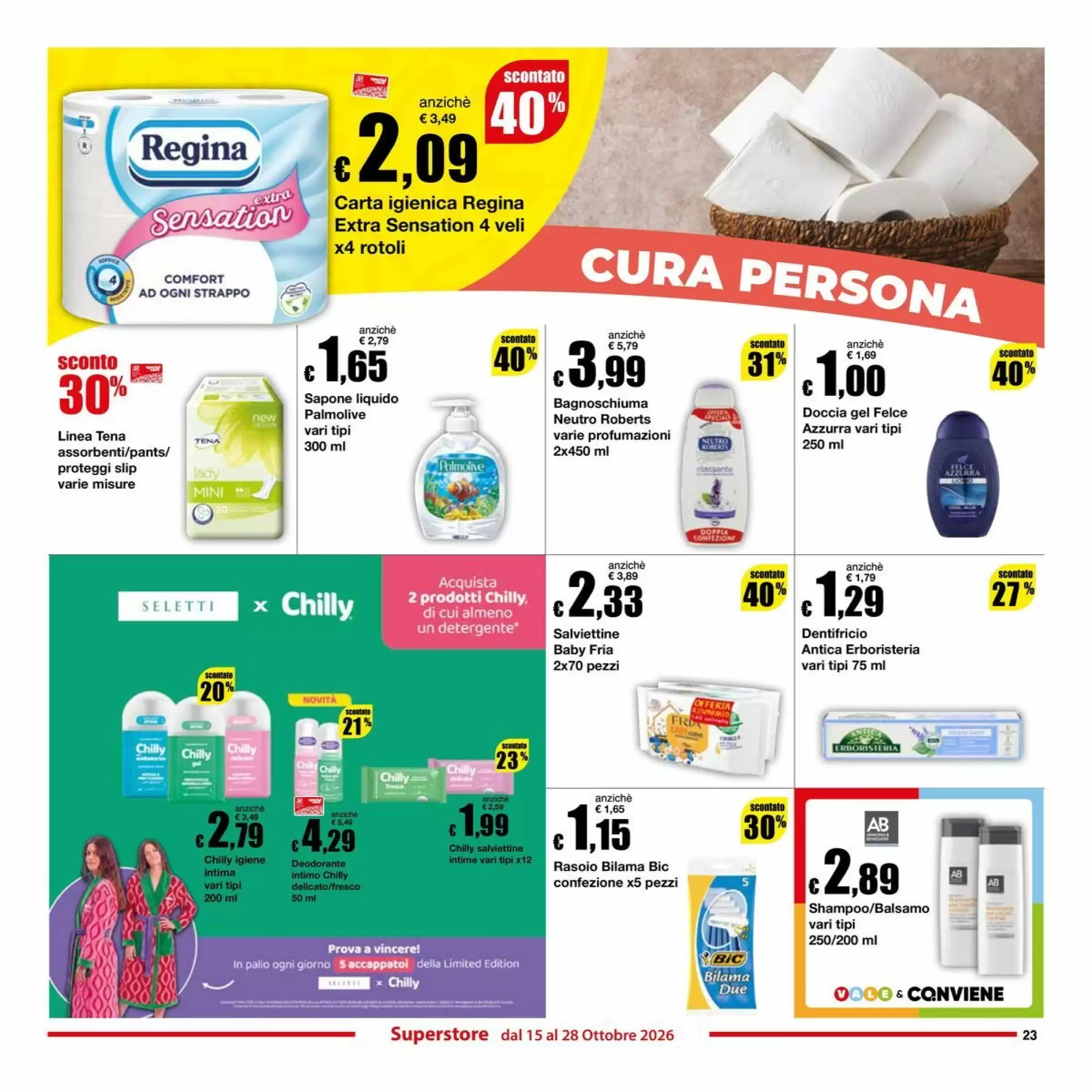 Volantino promozionale Sì con te  valide dal 15/10/2026 - Pagina 23.