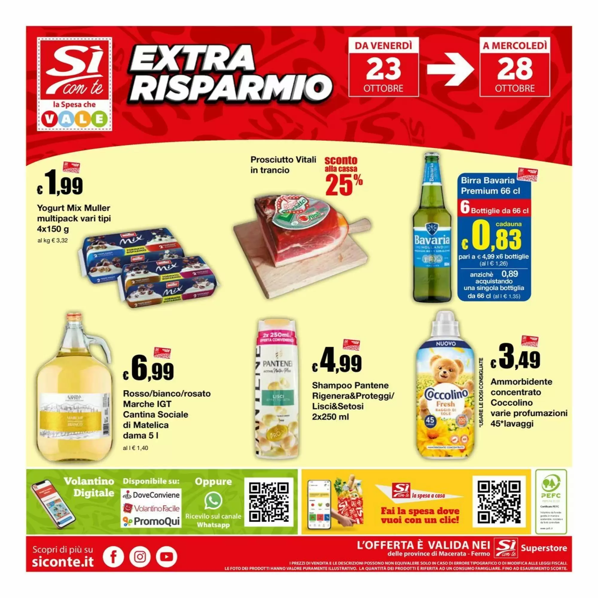 Volantino promozionale Sì con te  valide dal 15/10/2026 - Pagina 24.