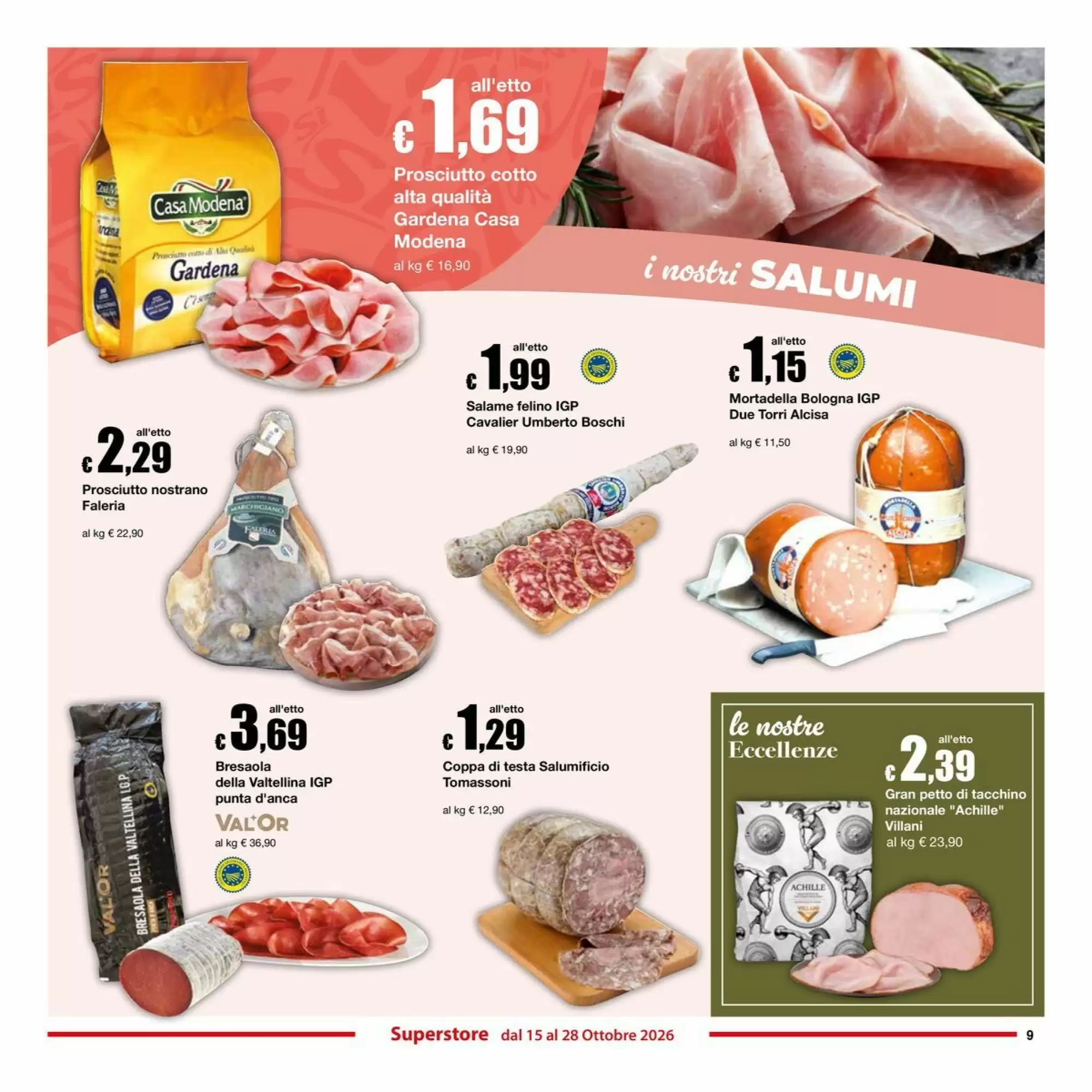 Volantino promozionale Sì con te  valide dal 15/10/2026 - Pagina 9.