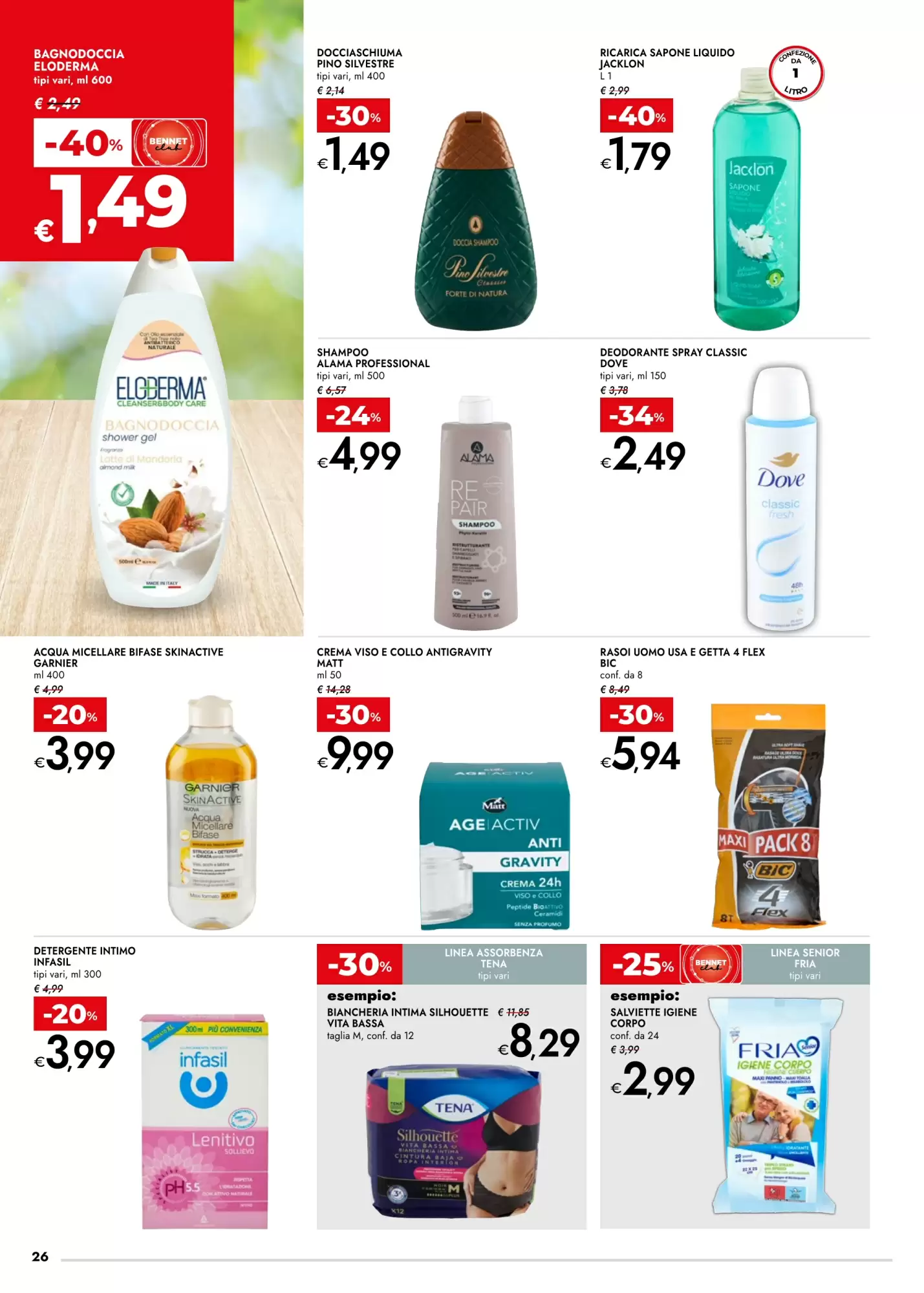 Volantino promozionale Bennet  valide dal 15/10/2026 - Pagina 26.