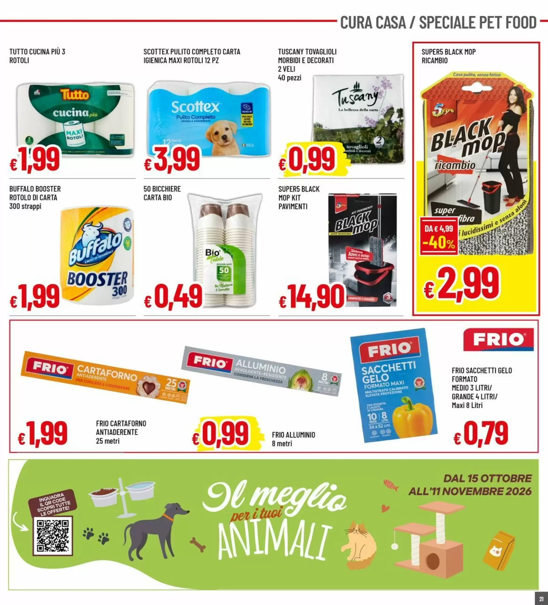 Volantino promozionale Famila  valide dal 15/10/2026 - Pagina 21.