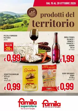 Volantino promozionale Famila Superstore  valide dal 15/10/2026