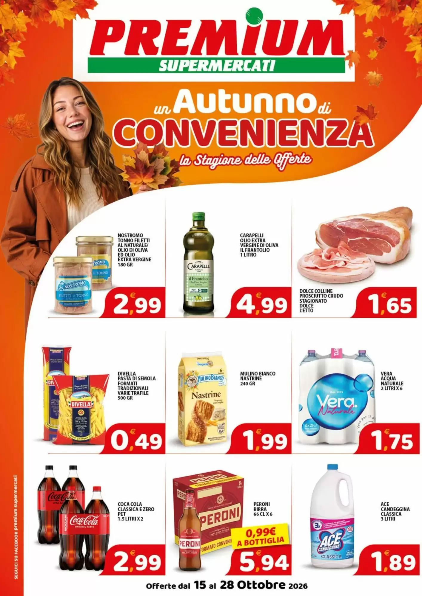 Volantino promozionale Premium Supermercati valide dal 15/10/2026 - Pagina 1.