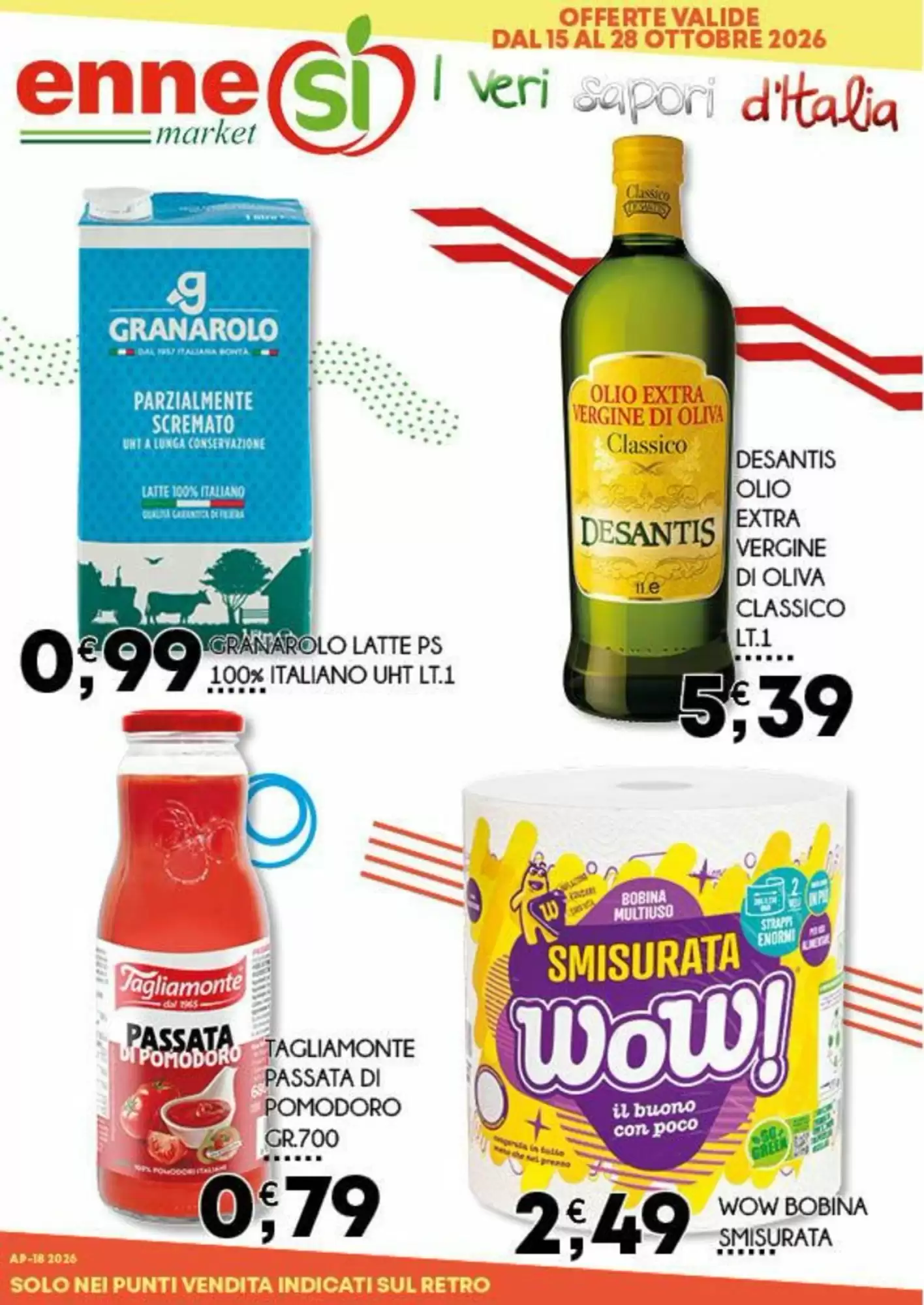 Volantino promozionale Enne Market  valide dal 15/10/2026 - Pagina 1.