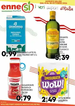 Volantino promozionale Enne Market  valide dal 15/10/2026