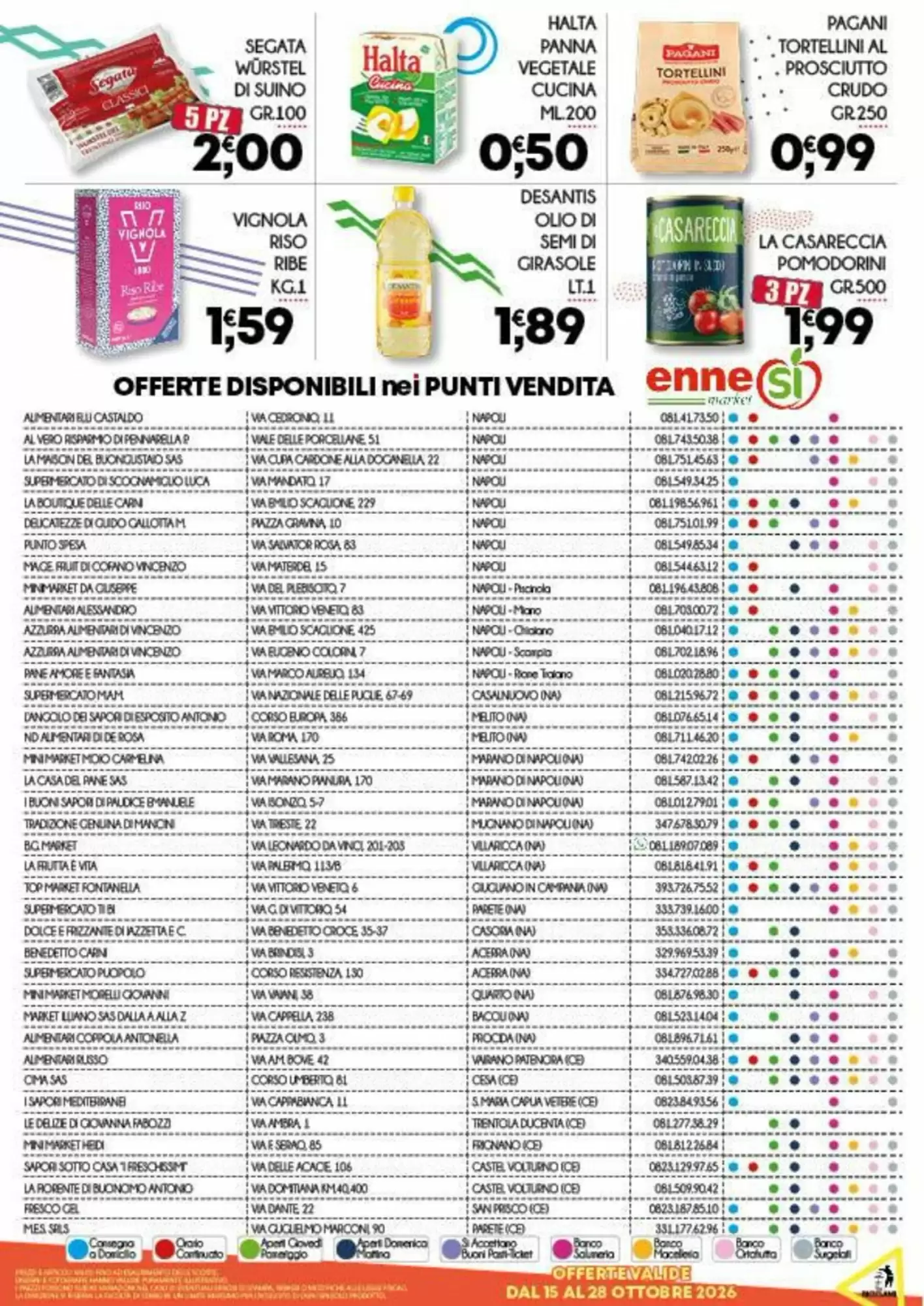 Volantino promozionale Enne Market  valide dal 15/10/2026 - Pagina 8.