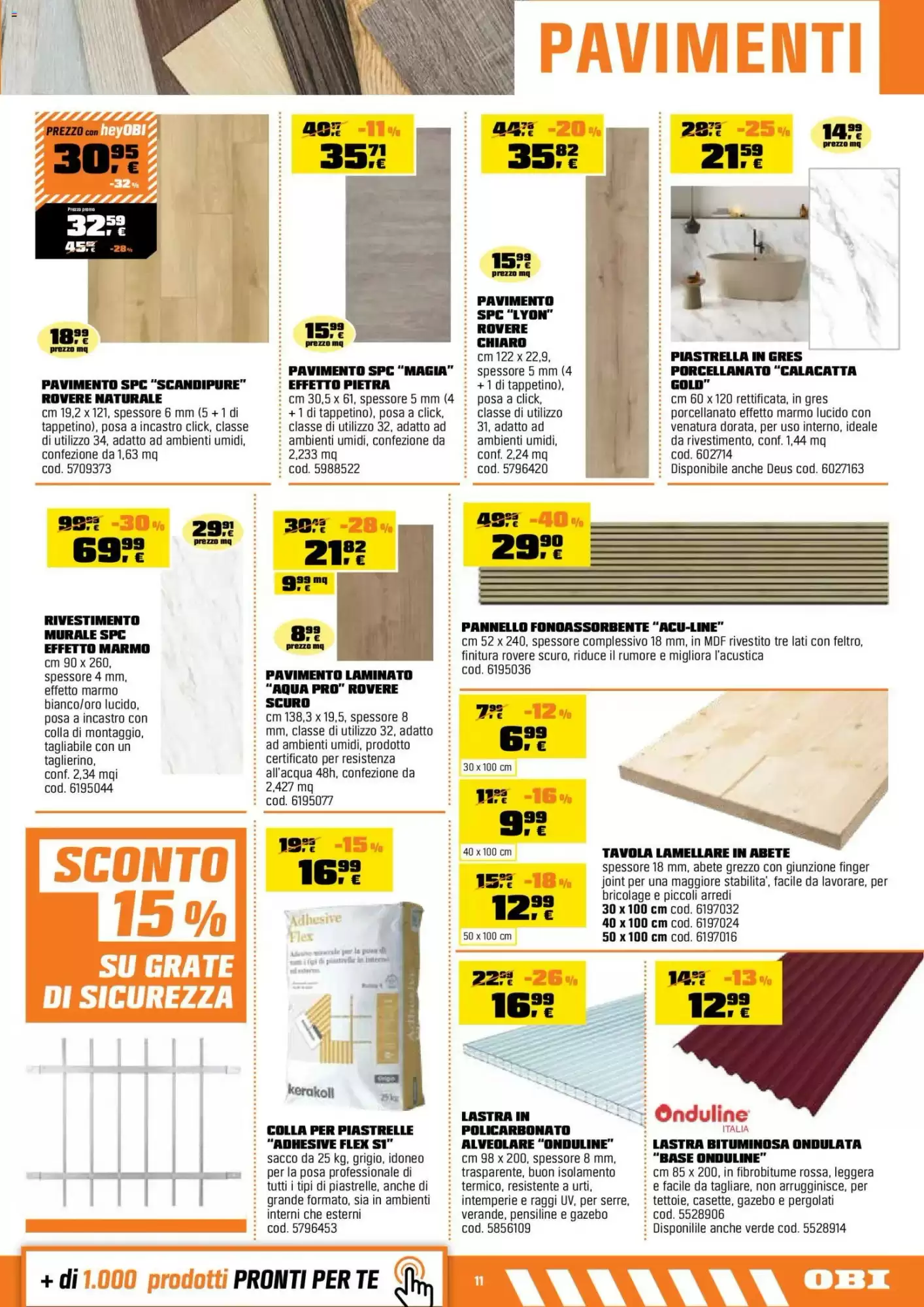 Volantino promozionale OBI  valide dal 15/10/2026 - Pagina 11.