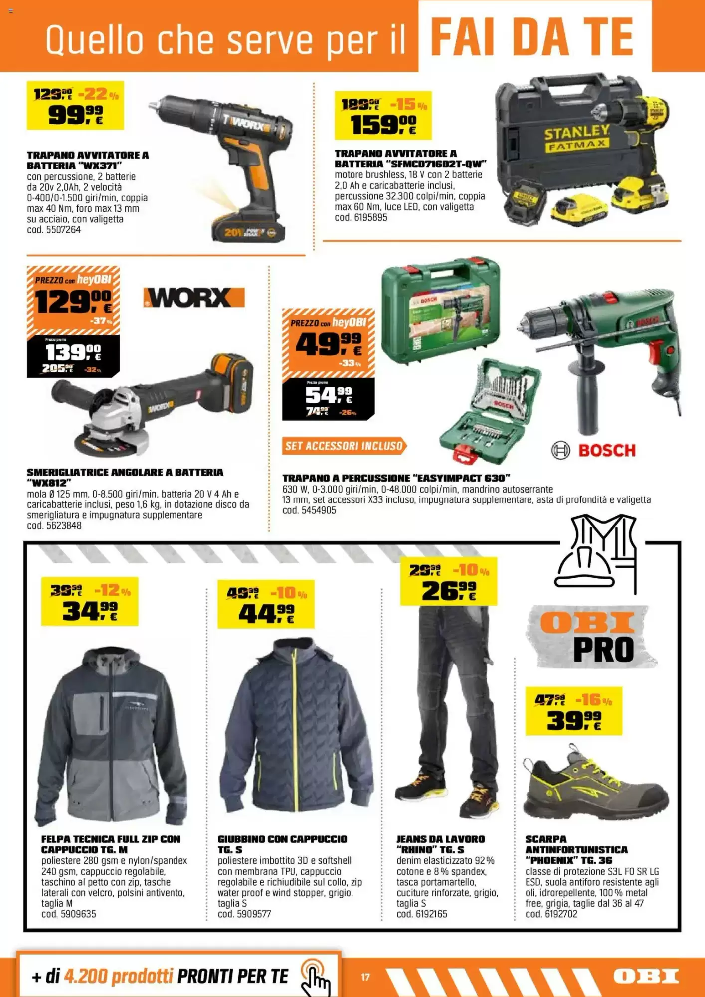Volantino promozionale OBI  valide dal 15/10/2026 - Pagina 17.