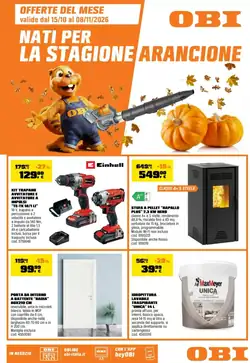 Volantino promozionale OBI  valide dal 15/10/2026