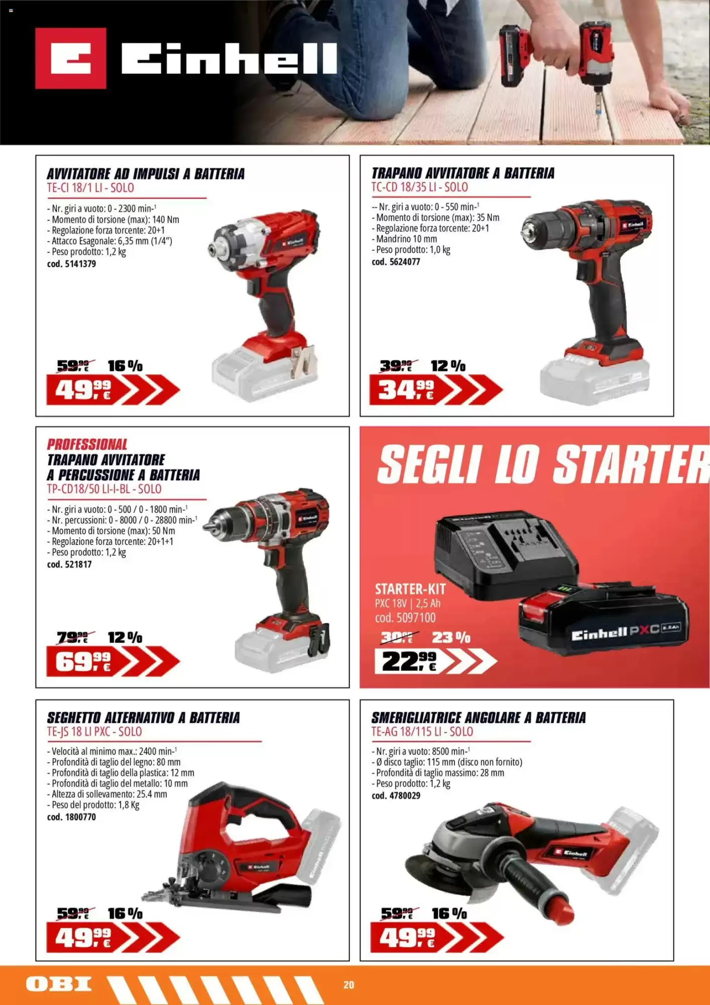 Volantino promozionale OBI  valide dal 15/10/2026 - Pagina 20.