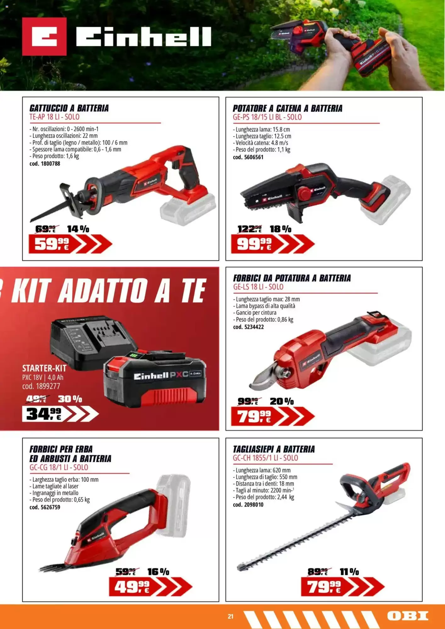 Volantino promozionale OBI  valide dal 15/10/2026 - Pagina 21.