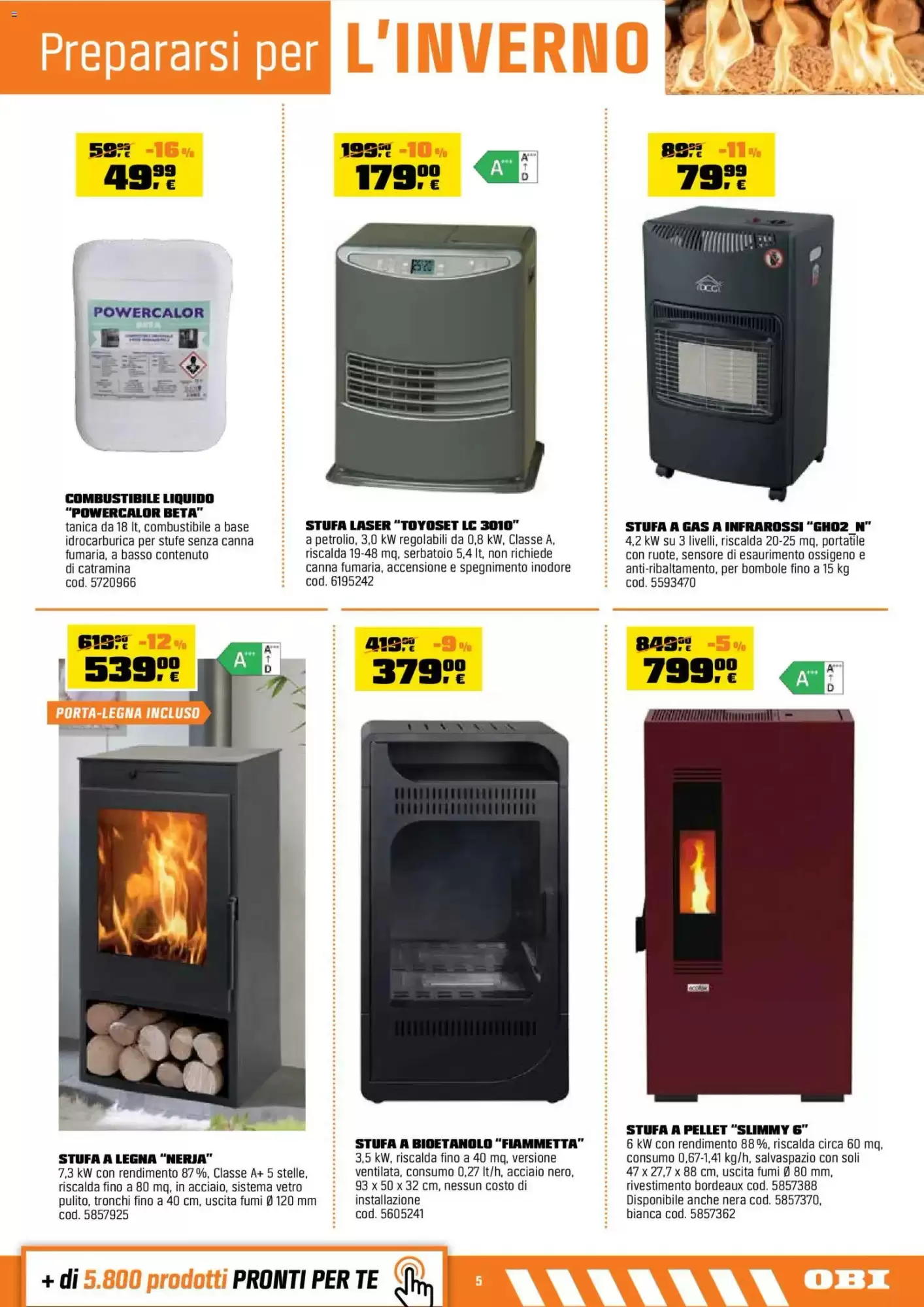 Volantino promozionale OBI  valide dal 15/10/2026 - Pagina 5.