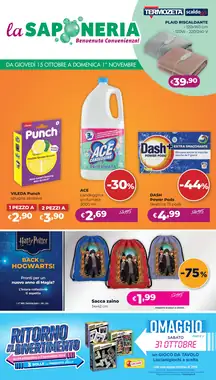 Volantino promozionale La Saponeria  valide dal 15/10/2026