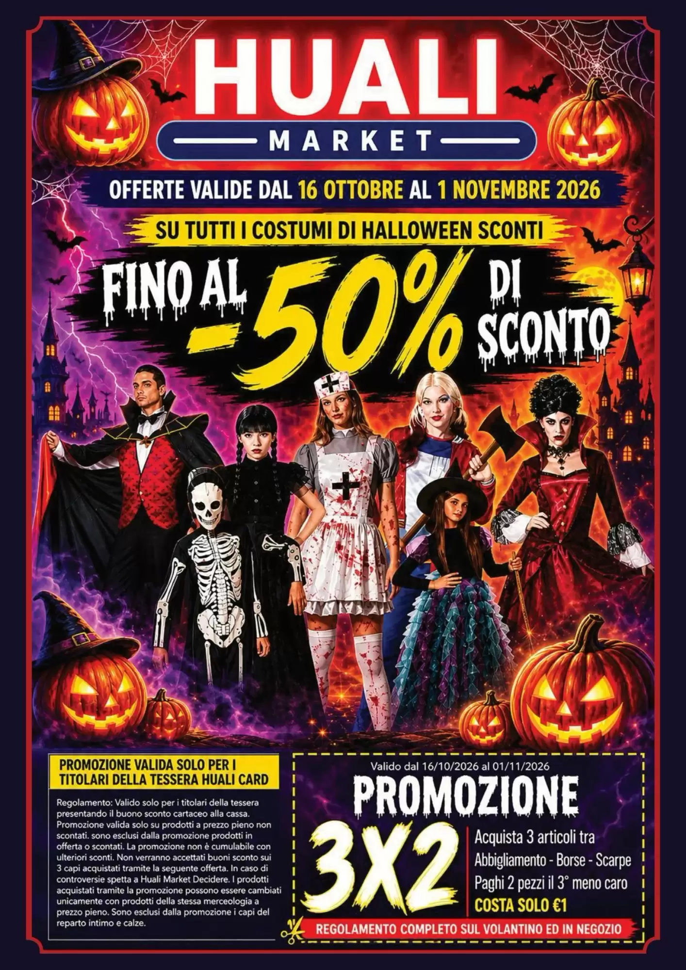Volantino promozionale Huali Market  valide dal 16/10/2026 - Pagina 1.