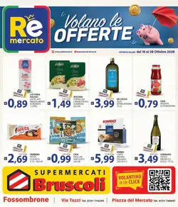 Volantino promozionale Supermercati Bruscoli  valide dal 16/10/2026