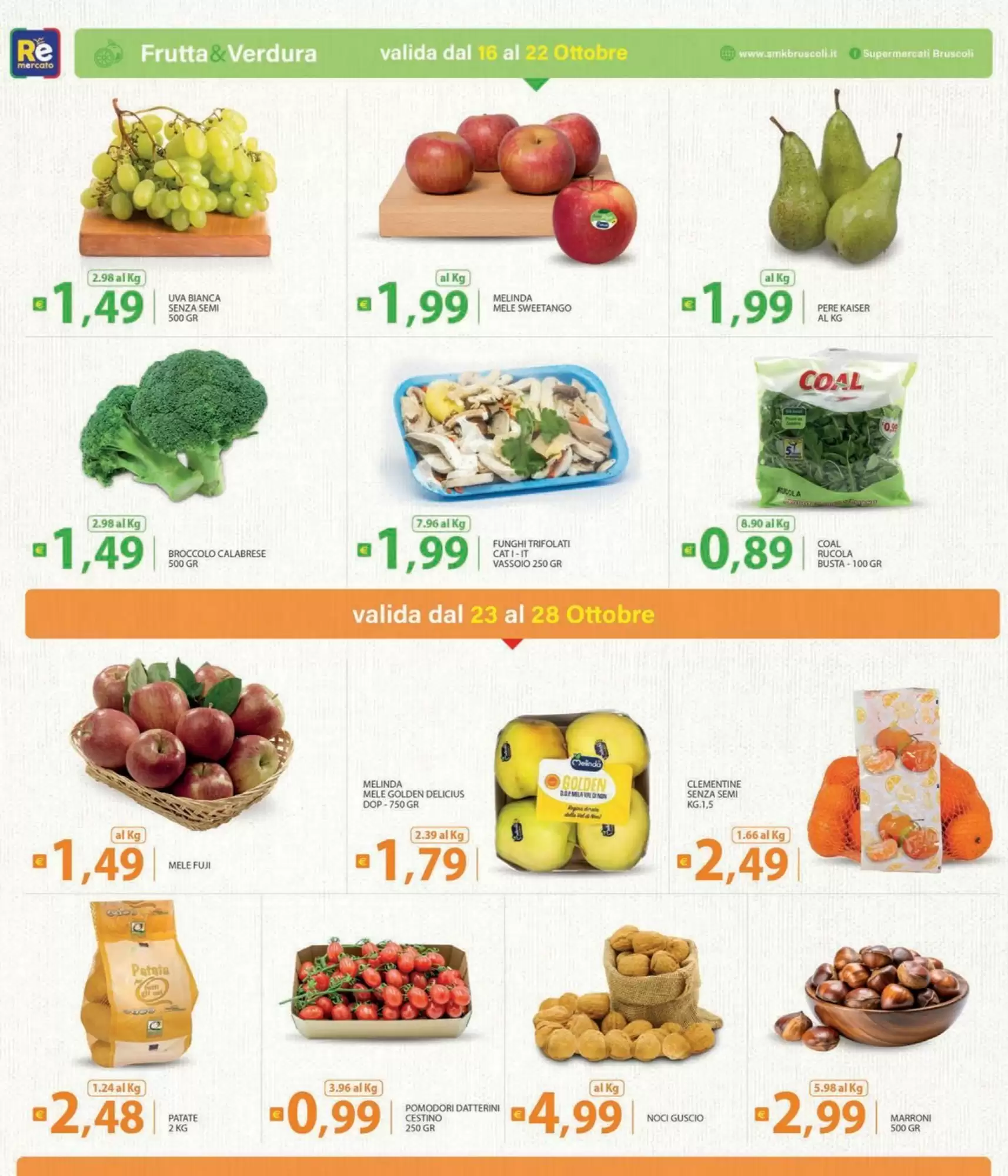 Volantino promozionale Supermercati Bruscoli  valide dal 16/10/2026 - Pagina 2.