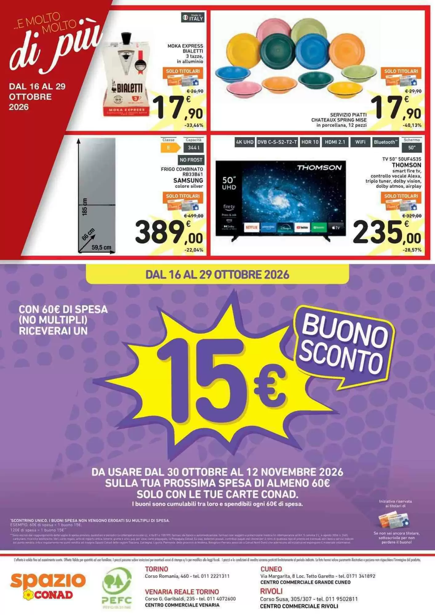 Volantino promozionale Spazio Conad  valide dal 16/10/2026 - Pagina 4.