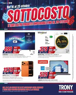 Volantino promozionale Trony  valide dal 16/10/2026
