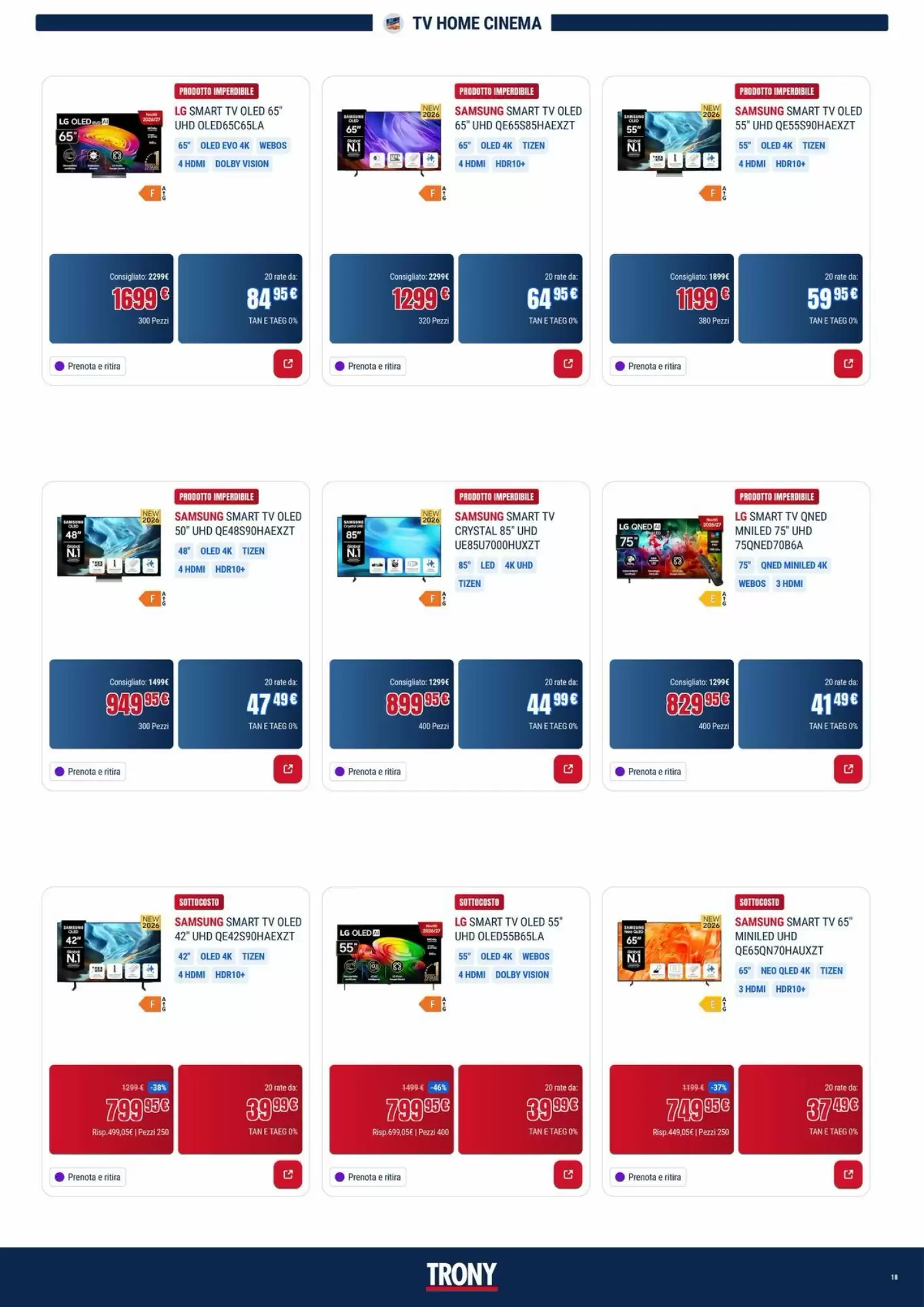 Volantino promozionale Trony  valide dal 16/10/2026 - Pagina 18.