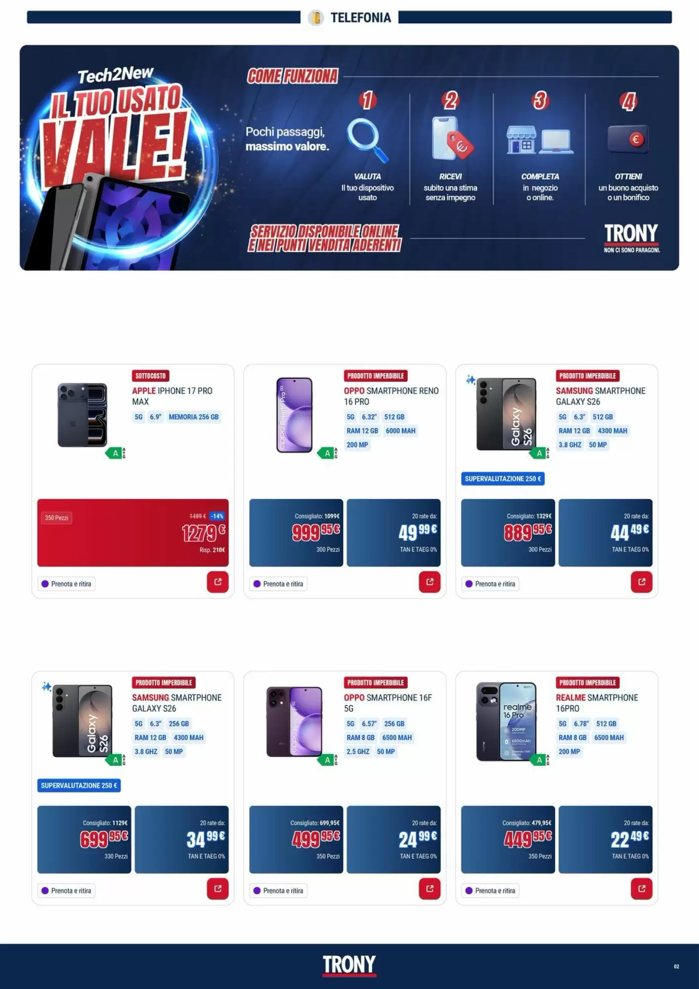 Volantino promozionale Trony  valide dal 16/10/2026 - Pagina 2.