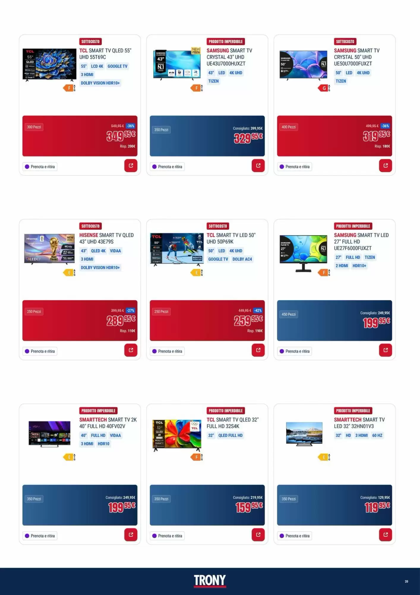 Volantino promozionale Trony  valide dal 16/10/2026 - Pagina 20.