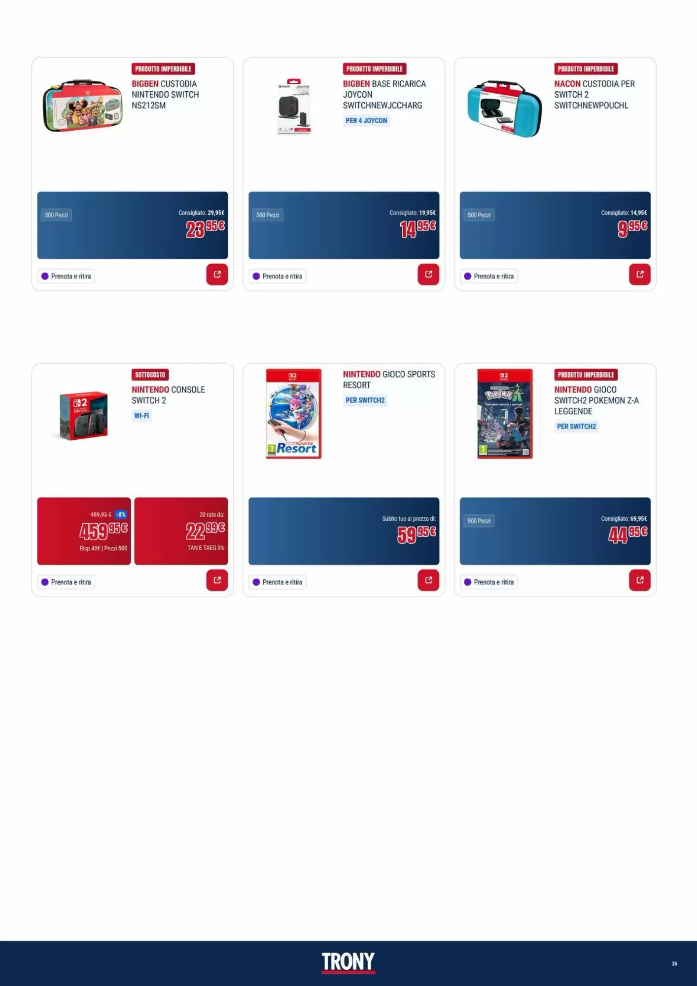Volantino promozionale Trony  valide dal 16/10/2026 - Pagina 26.