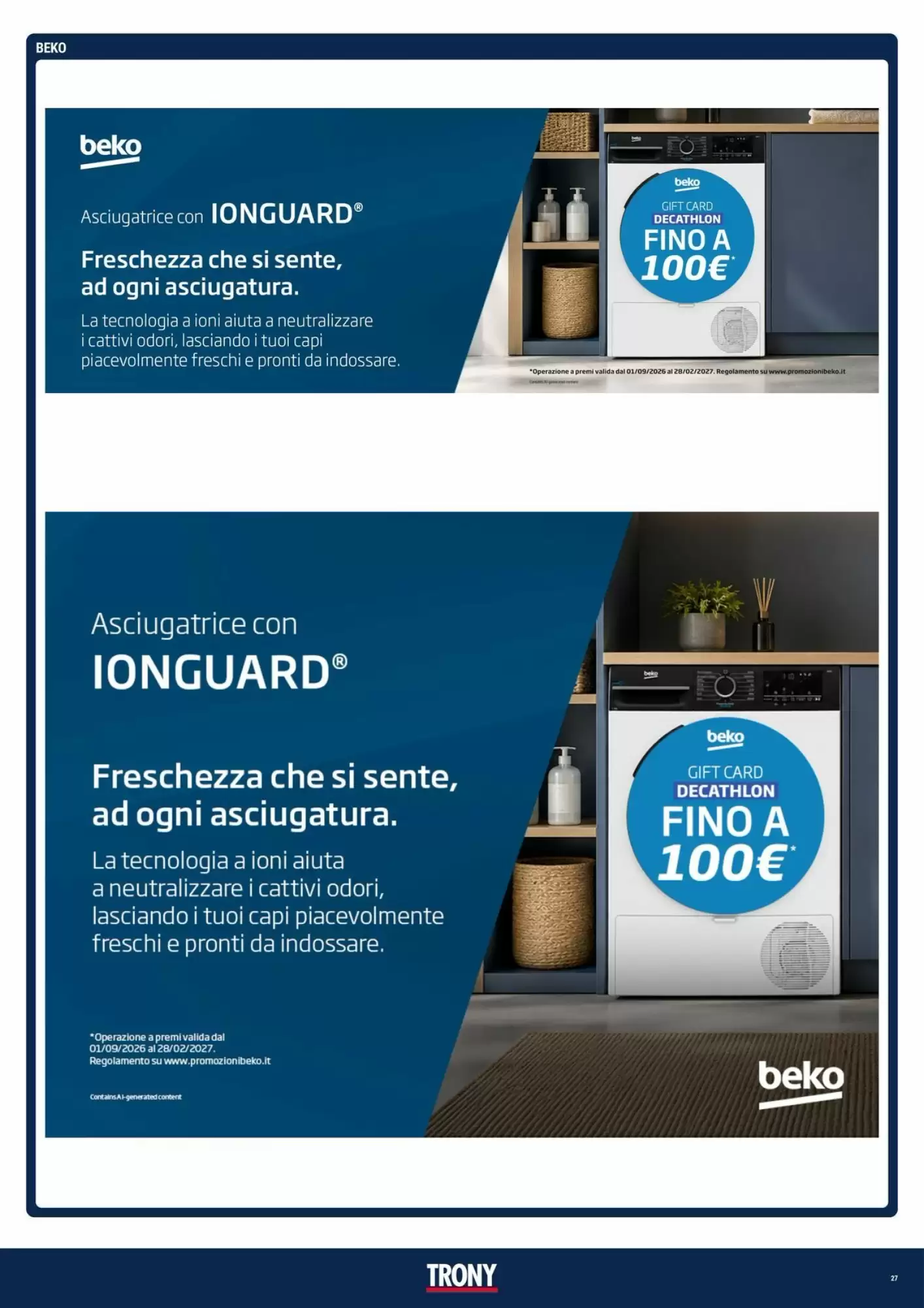 Volantino promozionale Trony  valide dal 16/10/2026 - Pagina 27.