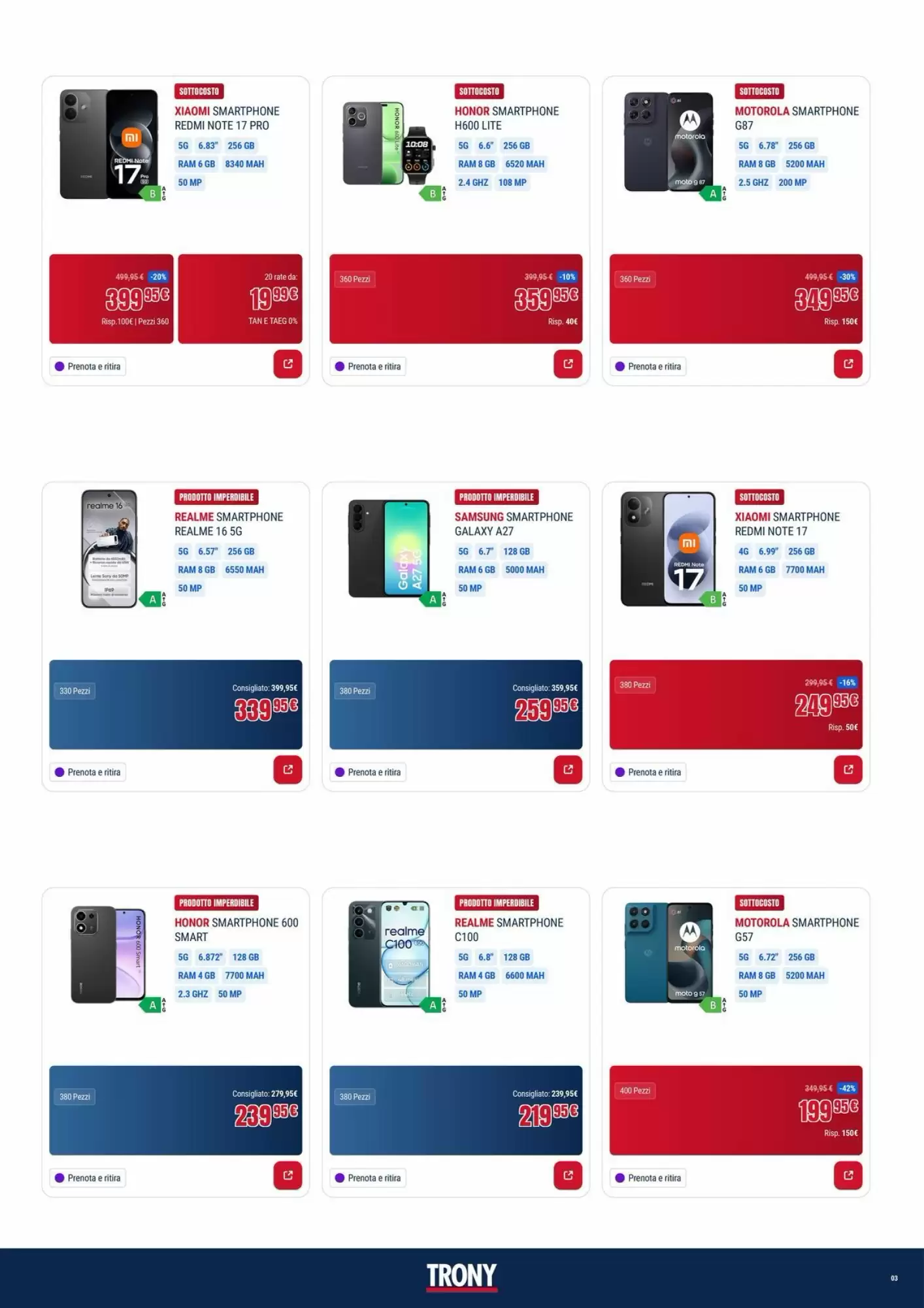 Volantino promozionale Trony  valide dal 16/10/2026 - Pagina 3.