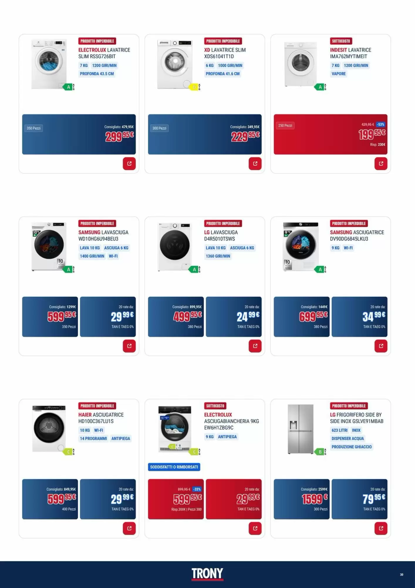 Volantino promozionale Trony  valide dal 16/10/2026 - Pagina 30.