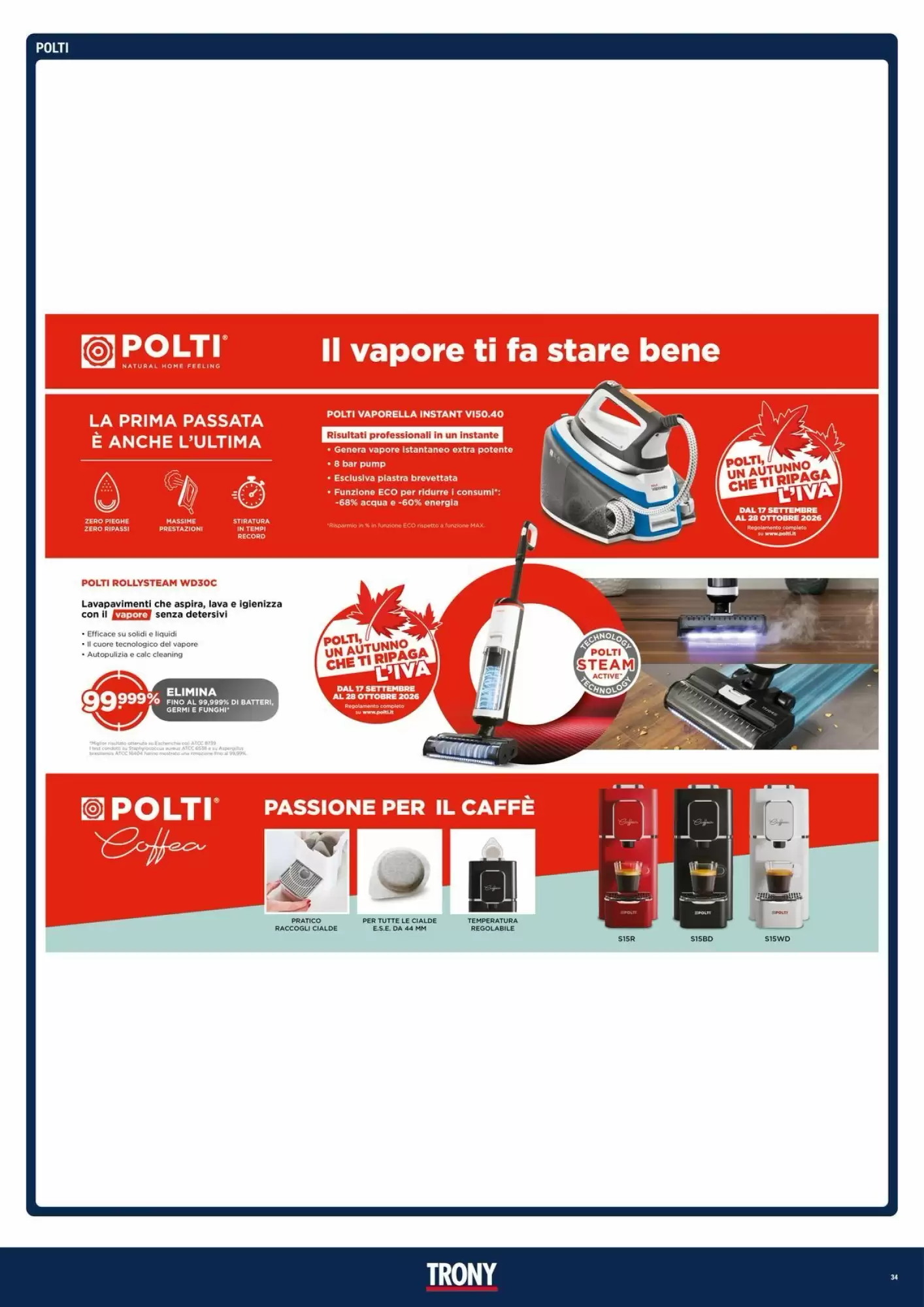 Volantino promozionale Trony  valide dal 16/10/2026 - Pagina 34.