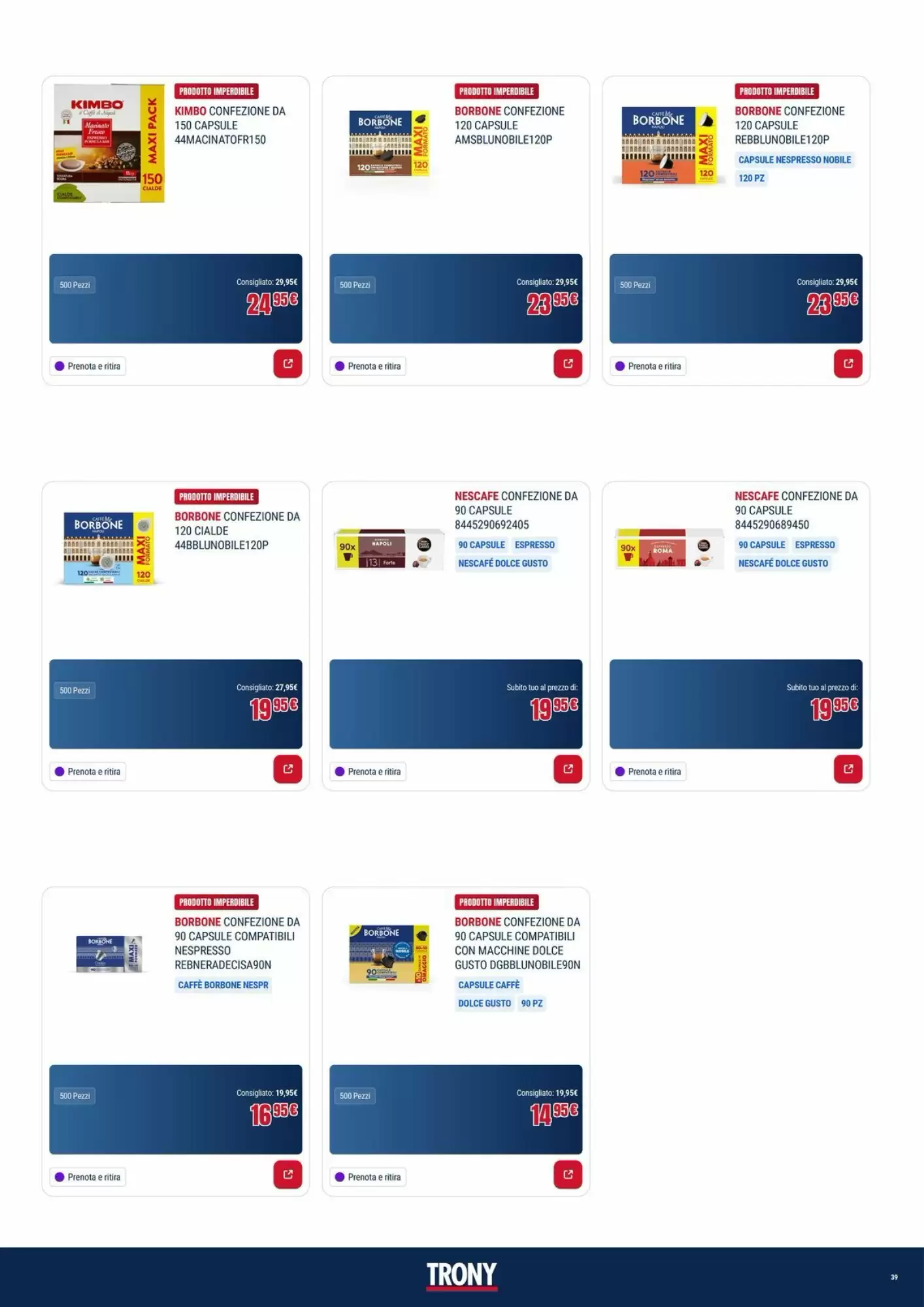 Volantino promozionale Trony  valide dal 16/10/2026 - Pagina 39.