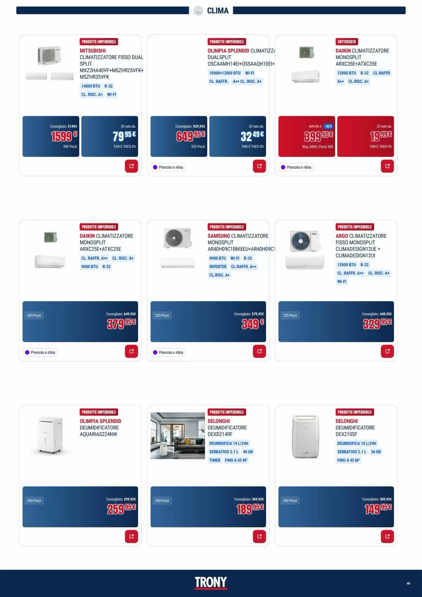 Volantino promozionale Trony  valide dal 16/10/2026 - Pagina 40.