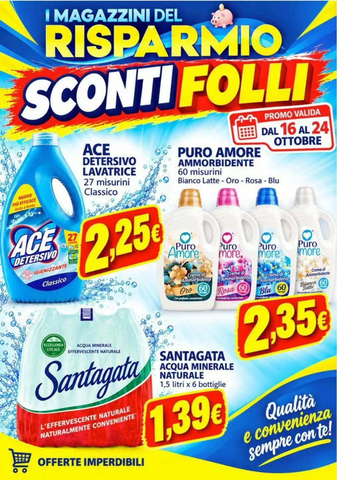 Volantino promozionale Magazzini del Risparmio  valide dal 16/10/2026 - Pagina 1.