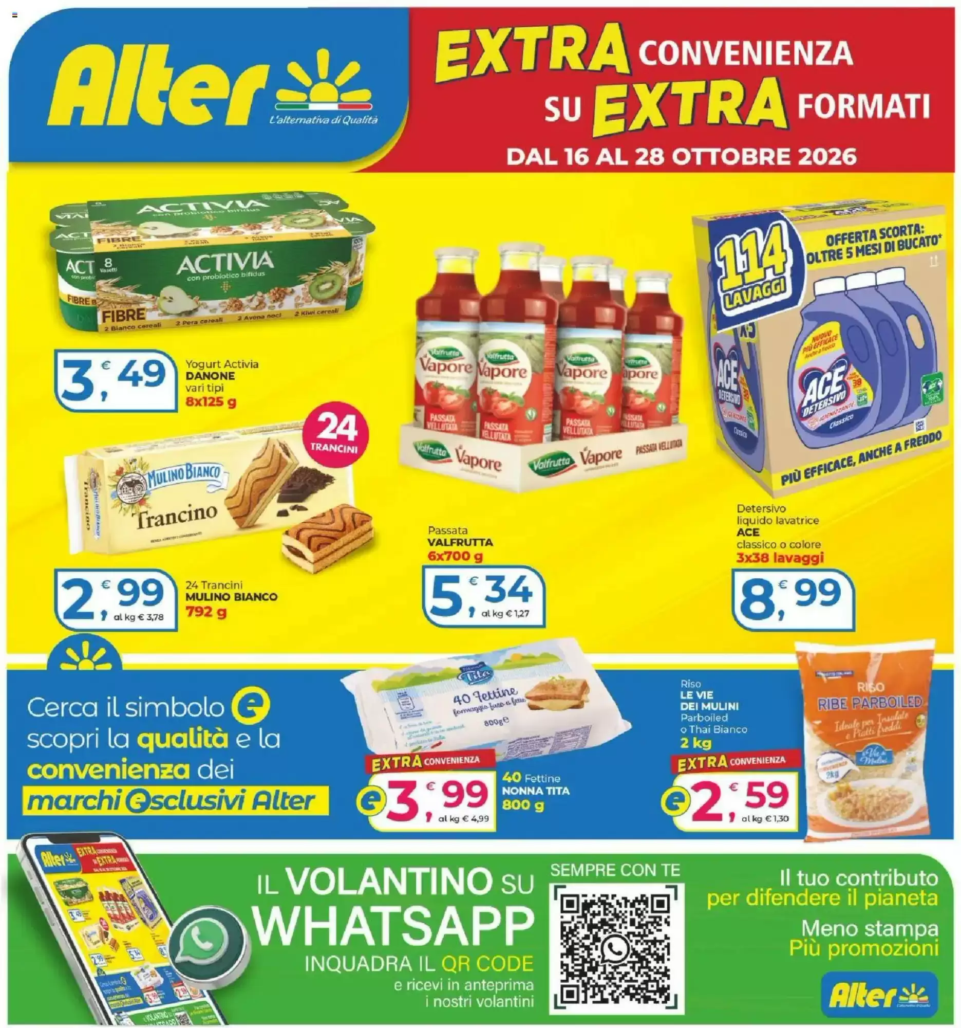 Volantino promozionale Alter Discount valide dal 16/10/2026 - Pagina 1.
