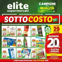 Volantino promozionale Elite  valide dal 16/10/2026