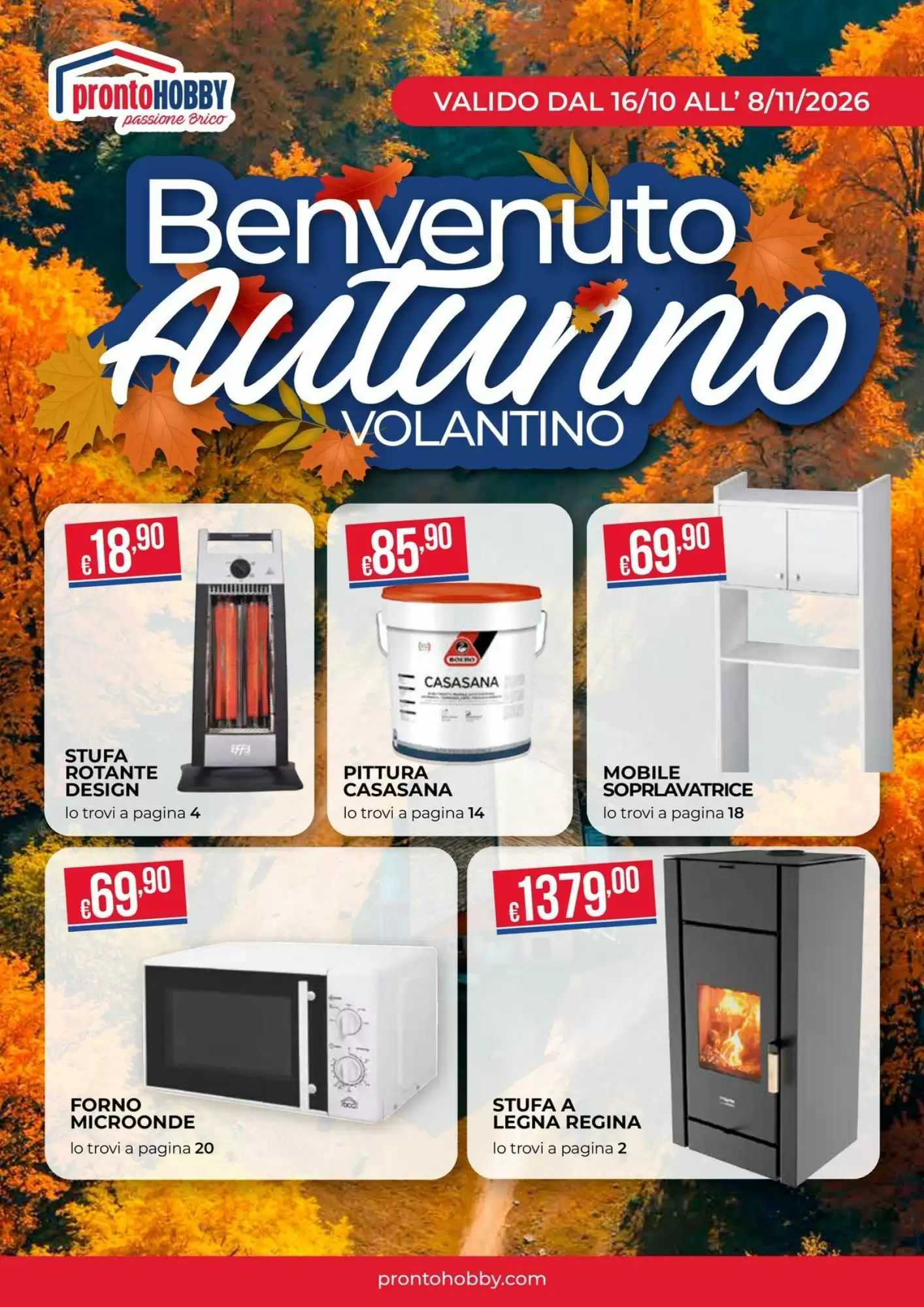 Volantino promozionale Pronto Hobby valide dal 16/10/2026 - Pagina 1.