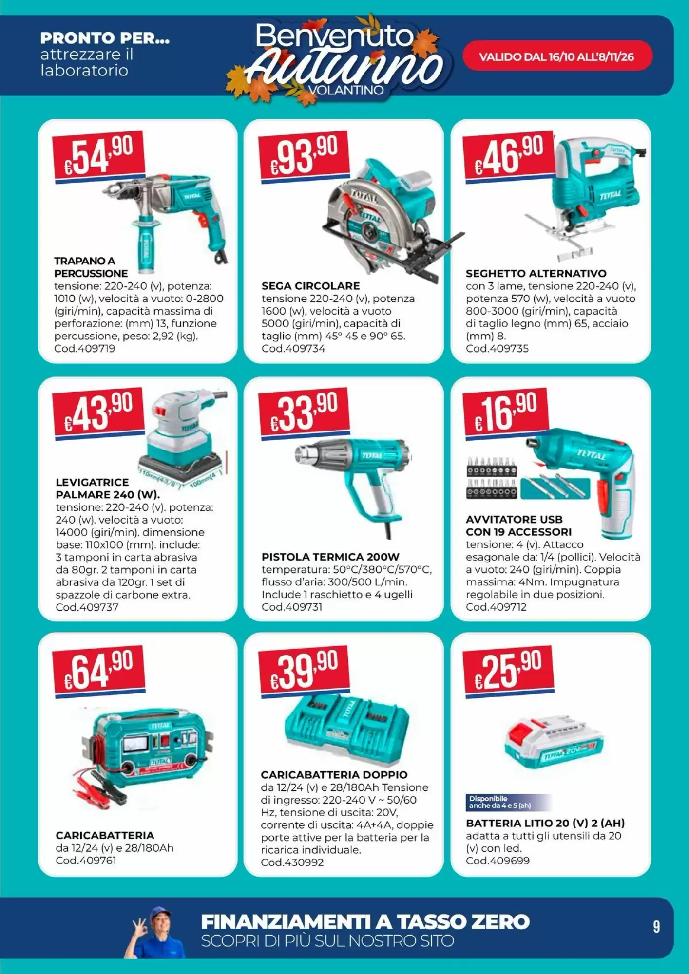 Volantino promozionale Pronto Hobby  valide dal 16/10/2026 - Pagina 9.