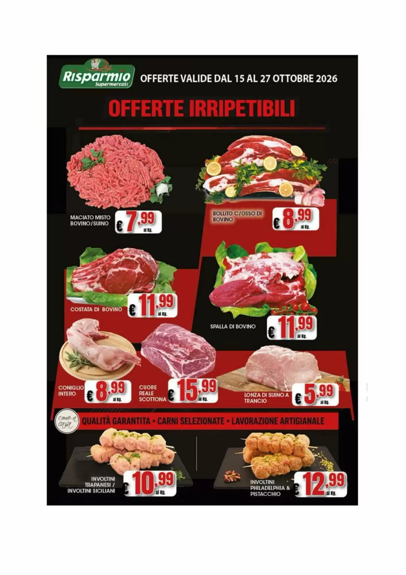 Volantino promozionale Risparmio Supermercati  valide dal 16/10/2026 - Pagina 4.