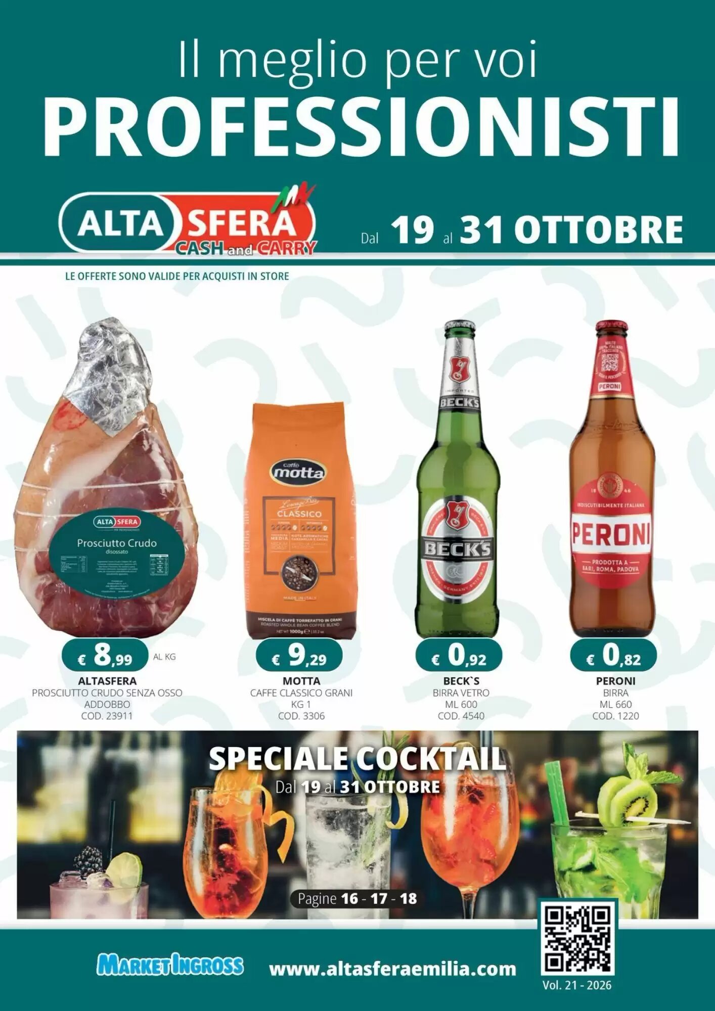 Volantino promozionale Altasfera valide dal 19/10/2026 - Pagina 1.