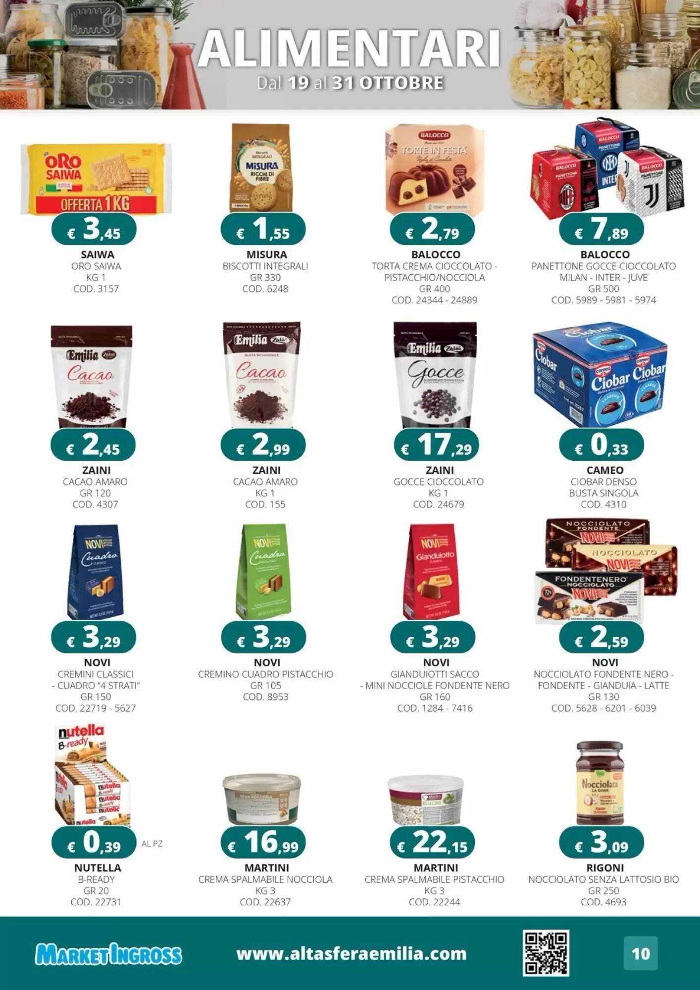 Volantino promozionale Altasfera  valide dal 19/10/2026 - Pagina 10.