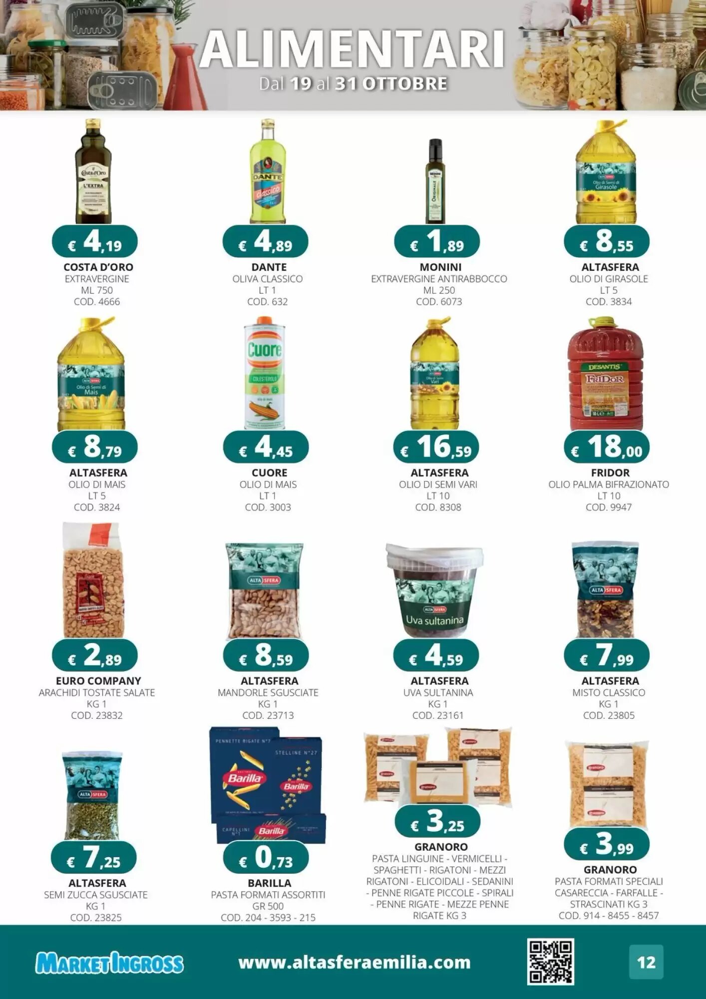 Volantino promozionale Altasfera  valide dal 19/10/2026 - Pagina 12.