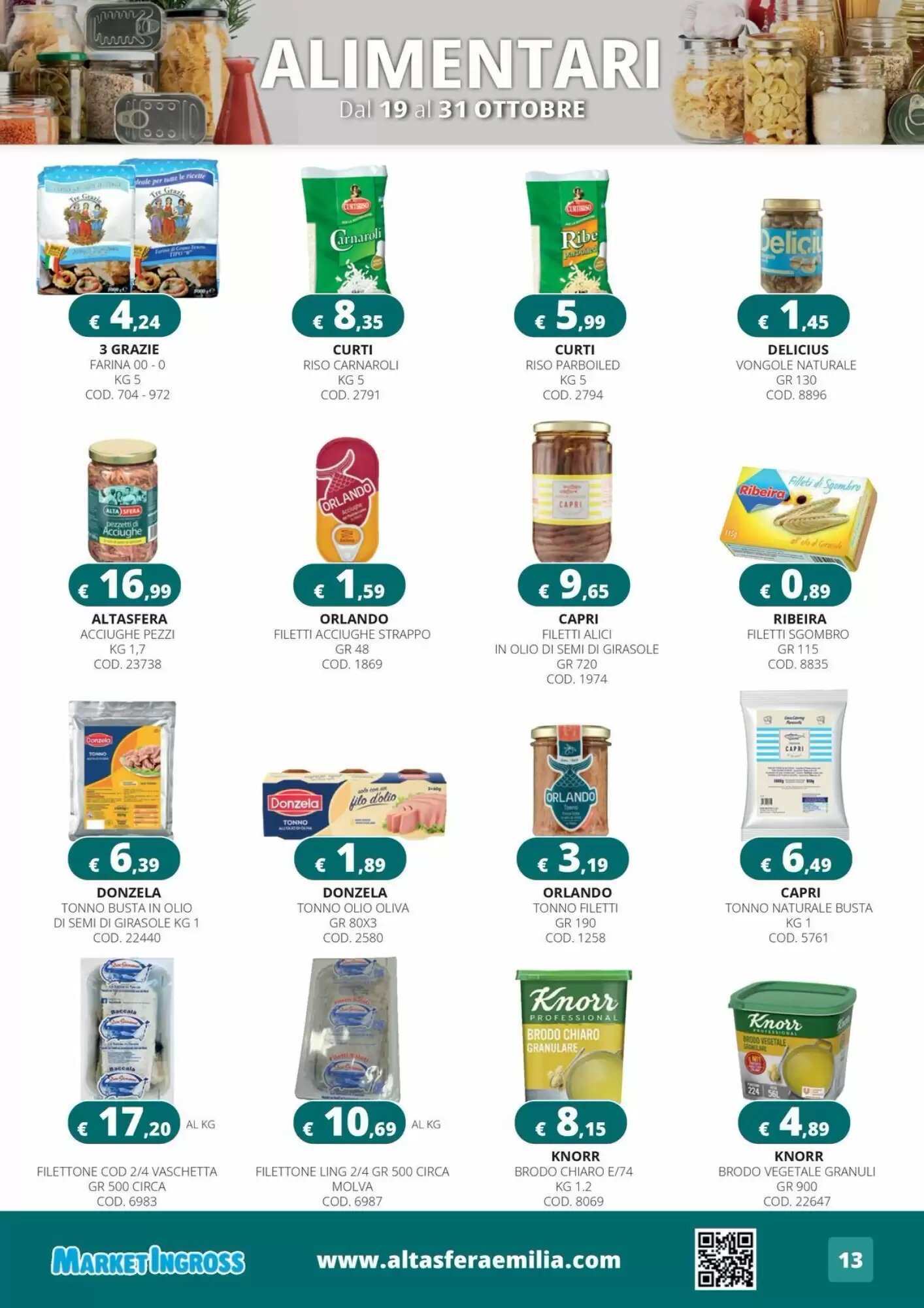 Volantino promozionale Altasfera  valide dal 19/10/2026 - Pagina 13.